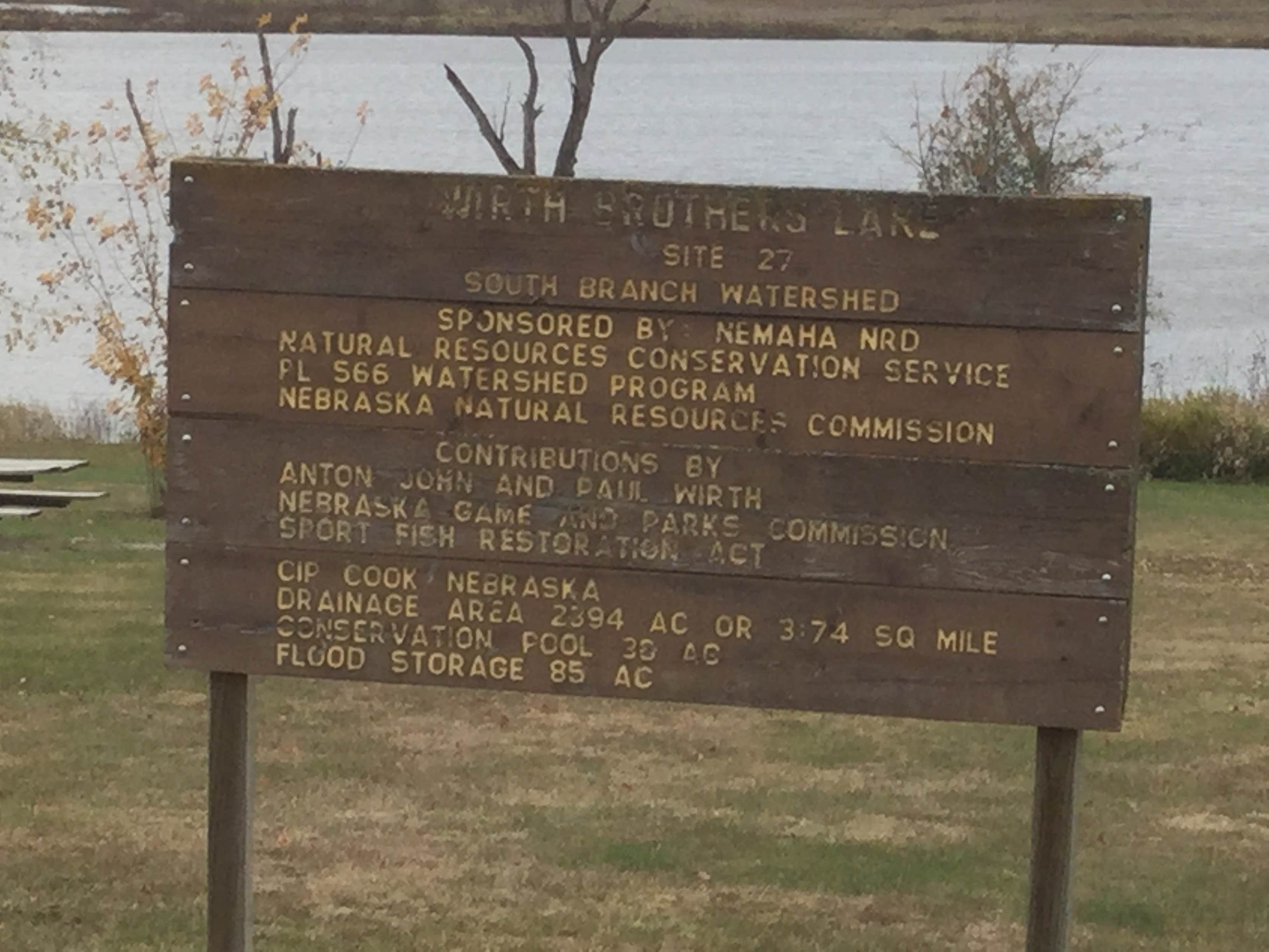 Camper-submitted photo at Wirth Brothers Lake near Malcolm, NE