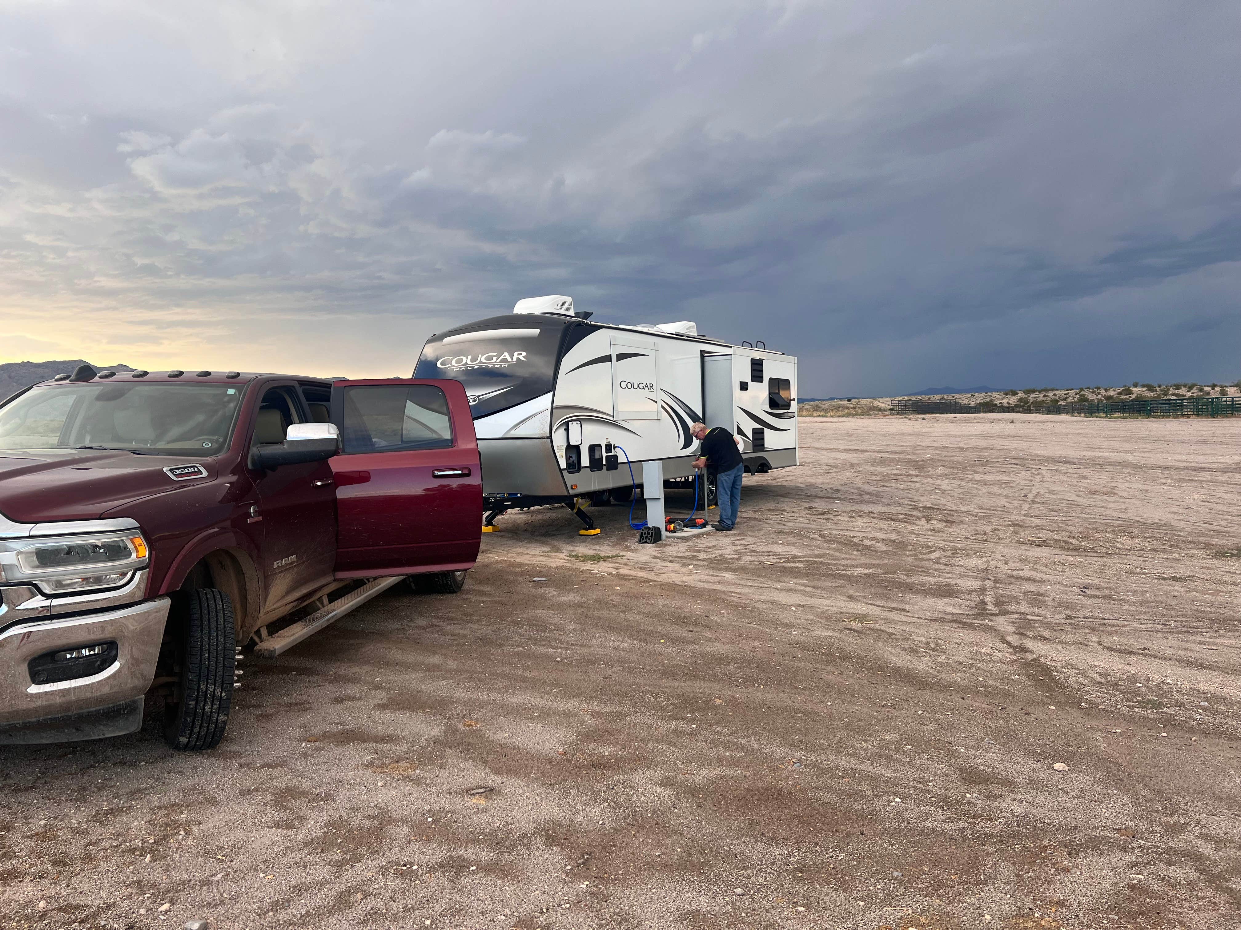 Nancy H.'s photo of rv camping at Alamo Nevada Rodeo Grounds near Humboldt-Toiyabe National Forest Headquarters