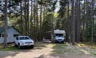 Camping near Tops’l Farm: Sherwood Forest Campsite, Chamberlain, Maine
