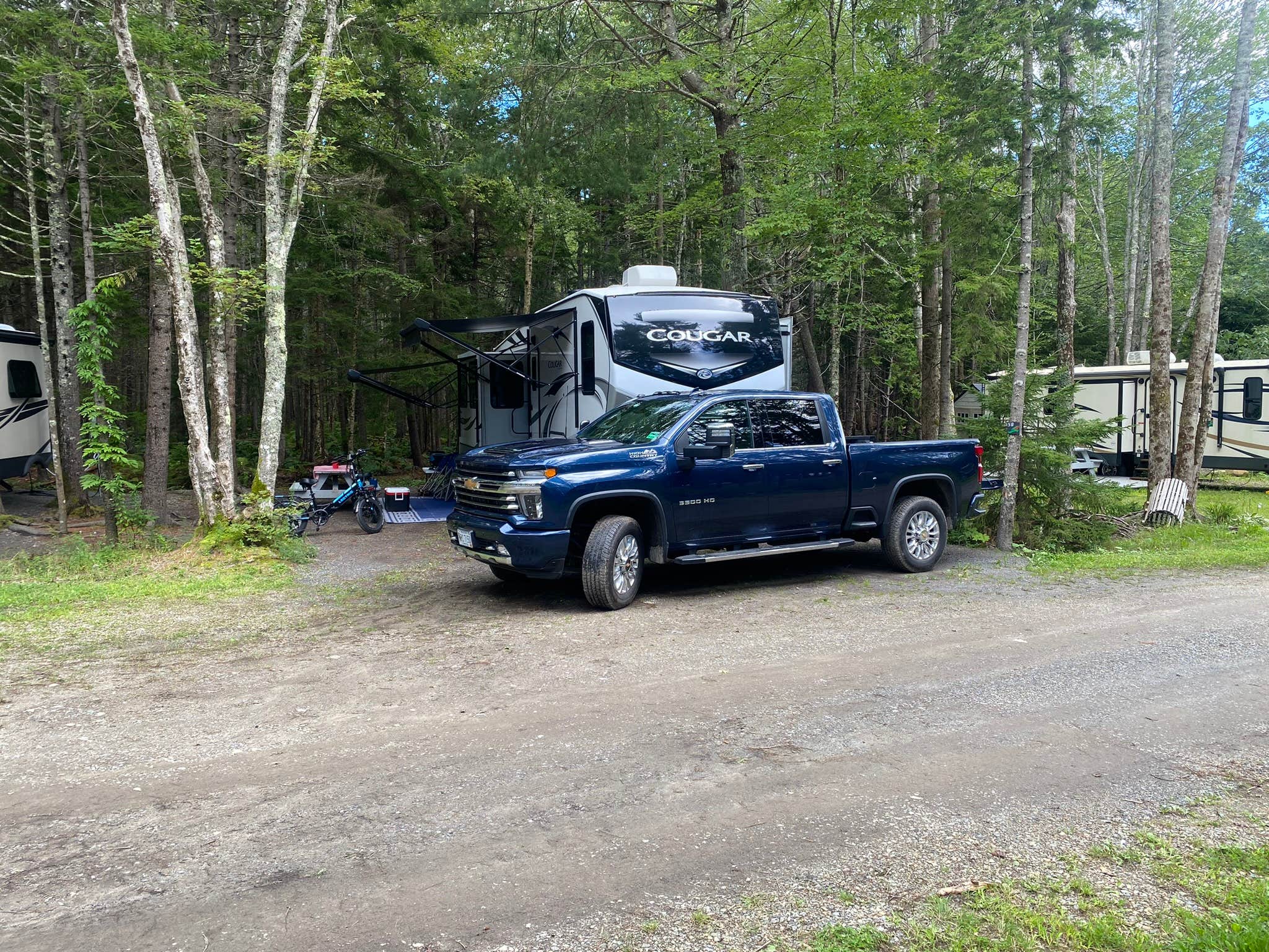 Brandon R.'s photo of glamping accommodations at Sherwood Forest Campsite near Alna, ME