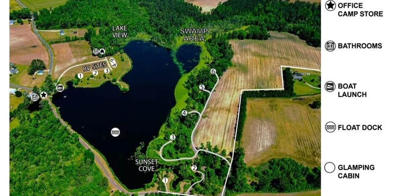 Camper submitted image from JCO Campground at Lee Baysden Pond