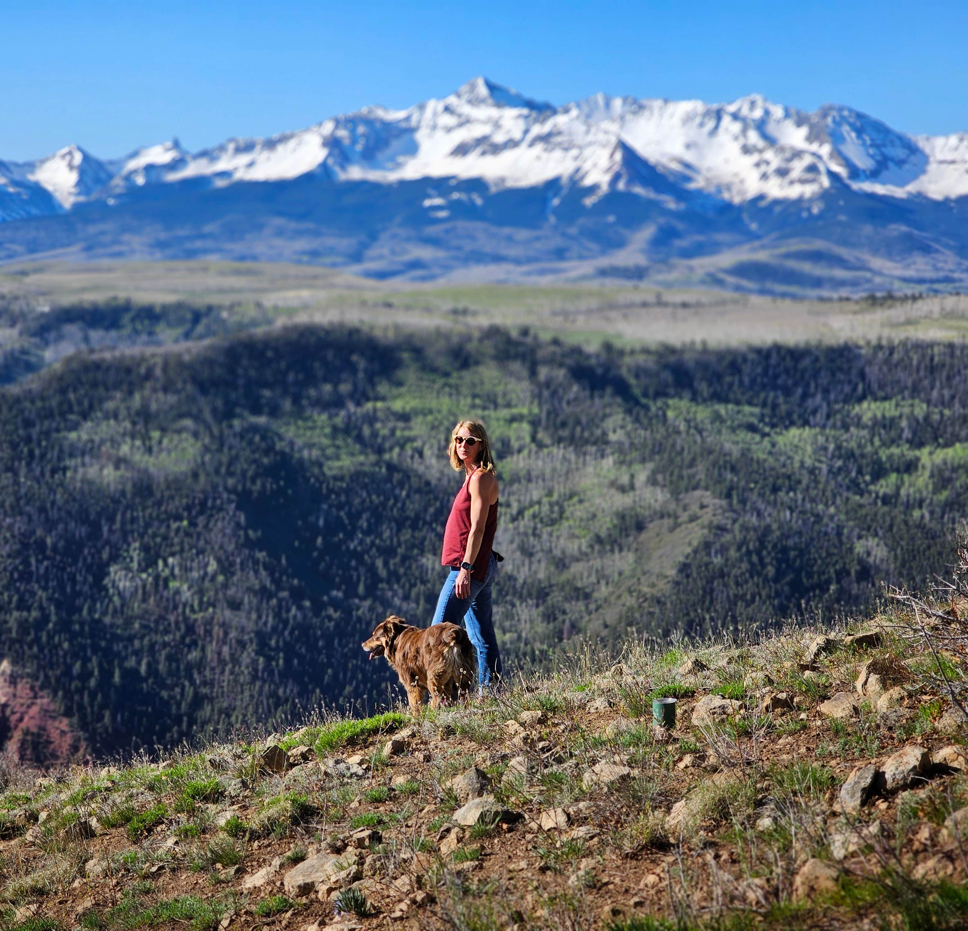 Jared M.'s photo of camping with pets at The Sundance Ridge near Telluride, CO