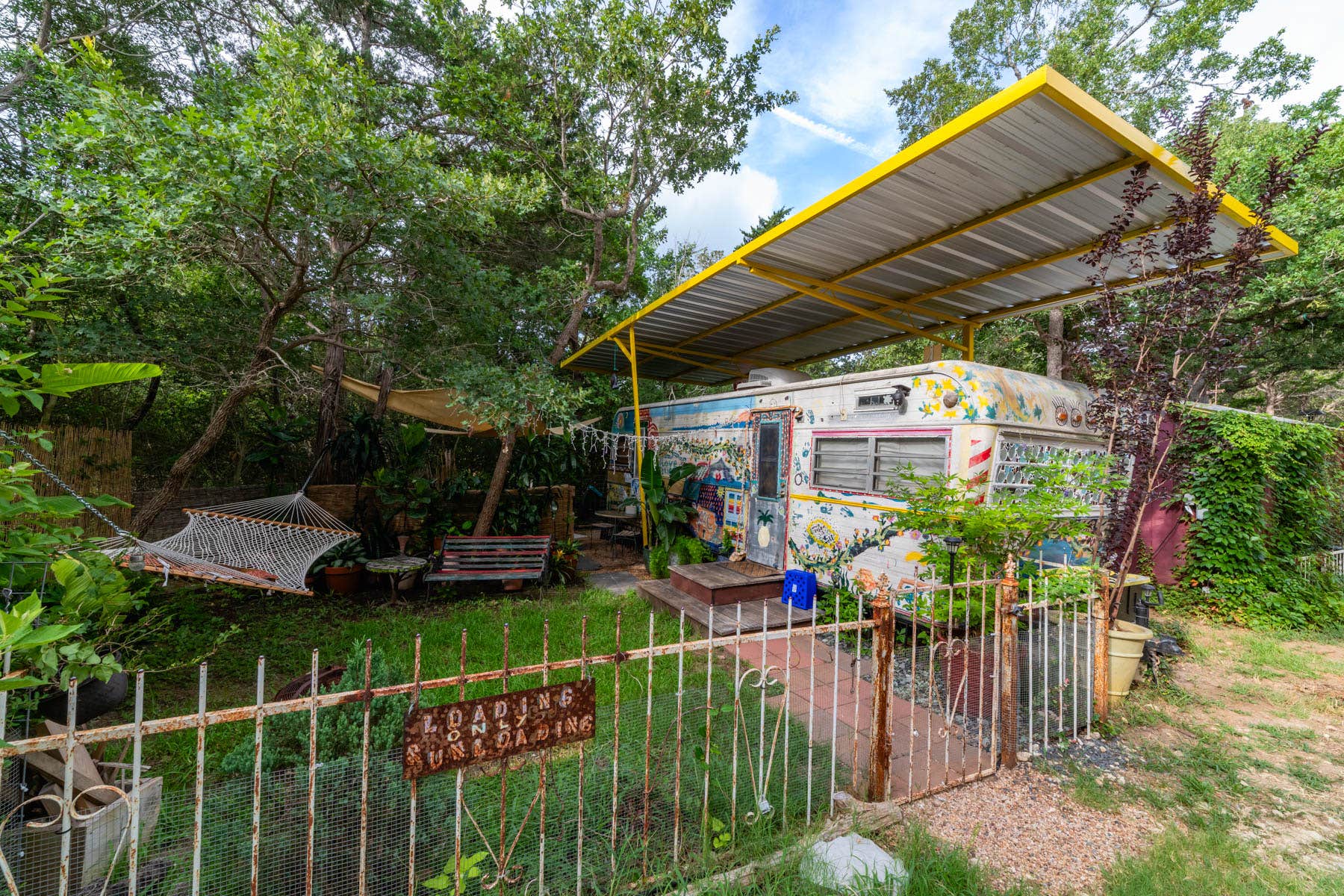 Camping near Plum Street Pad: ArtV @ Casa Luna Llena, Bastrop, Texas