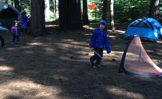 Ingrid B.'s photo of tent camping at North Grove Campground — Calaveras Big Trees State Park near Sutter Creek, CA