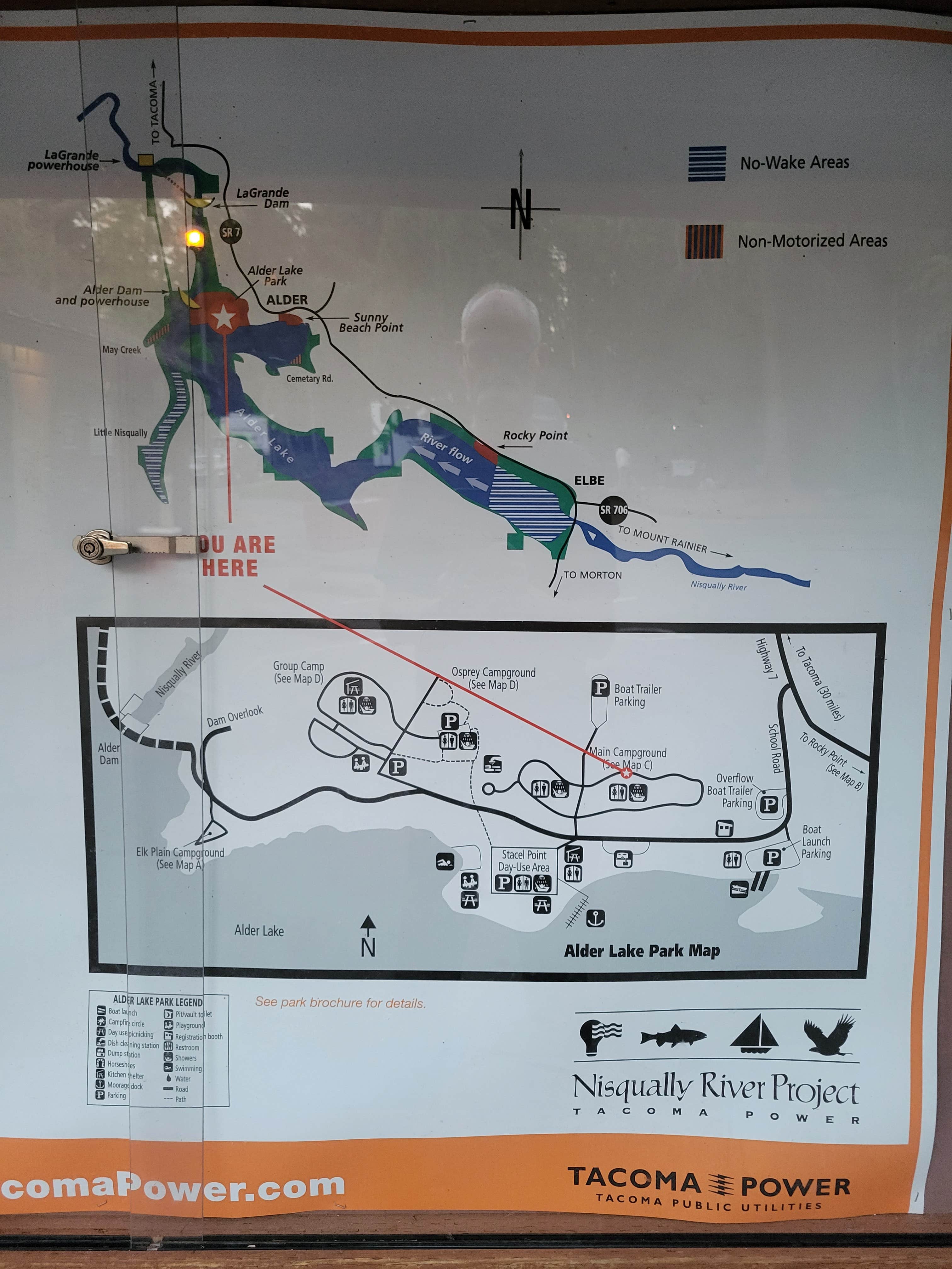 Camper-submitted photo at Alder Lake Campground near Elbe, WA