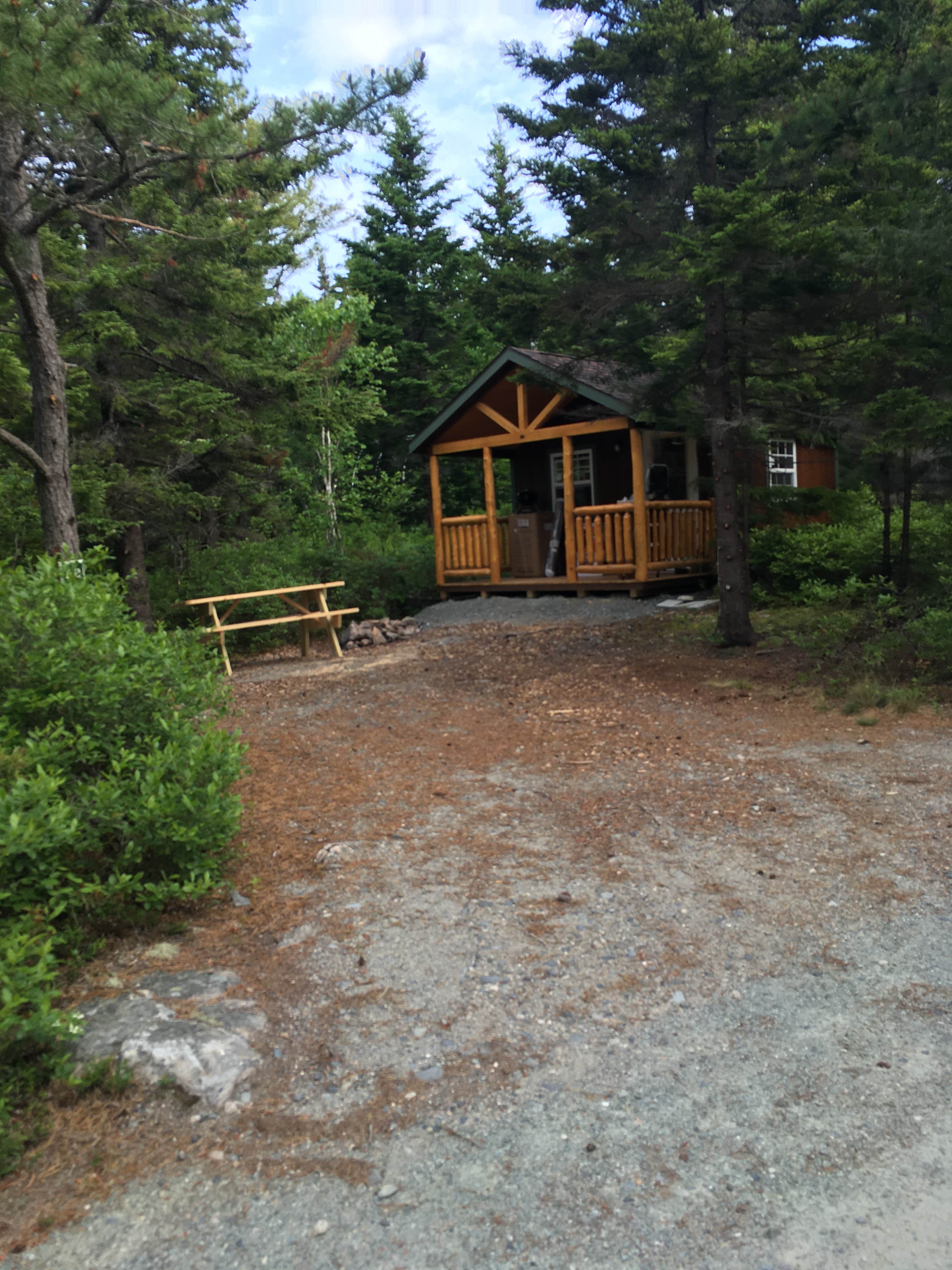 Les R.'s photo of glamping accommodations at Quietside Campground near Brooklin, ME