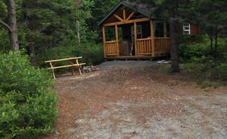 Les R.'s photo of a cabin at Quietside Campground near Sorrento, ME