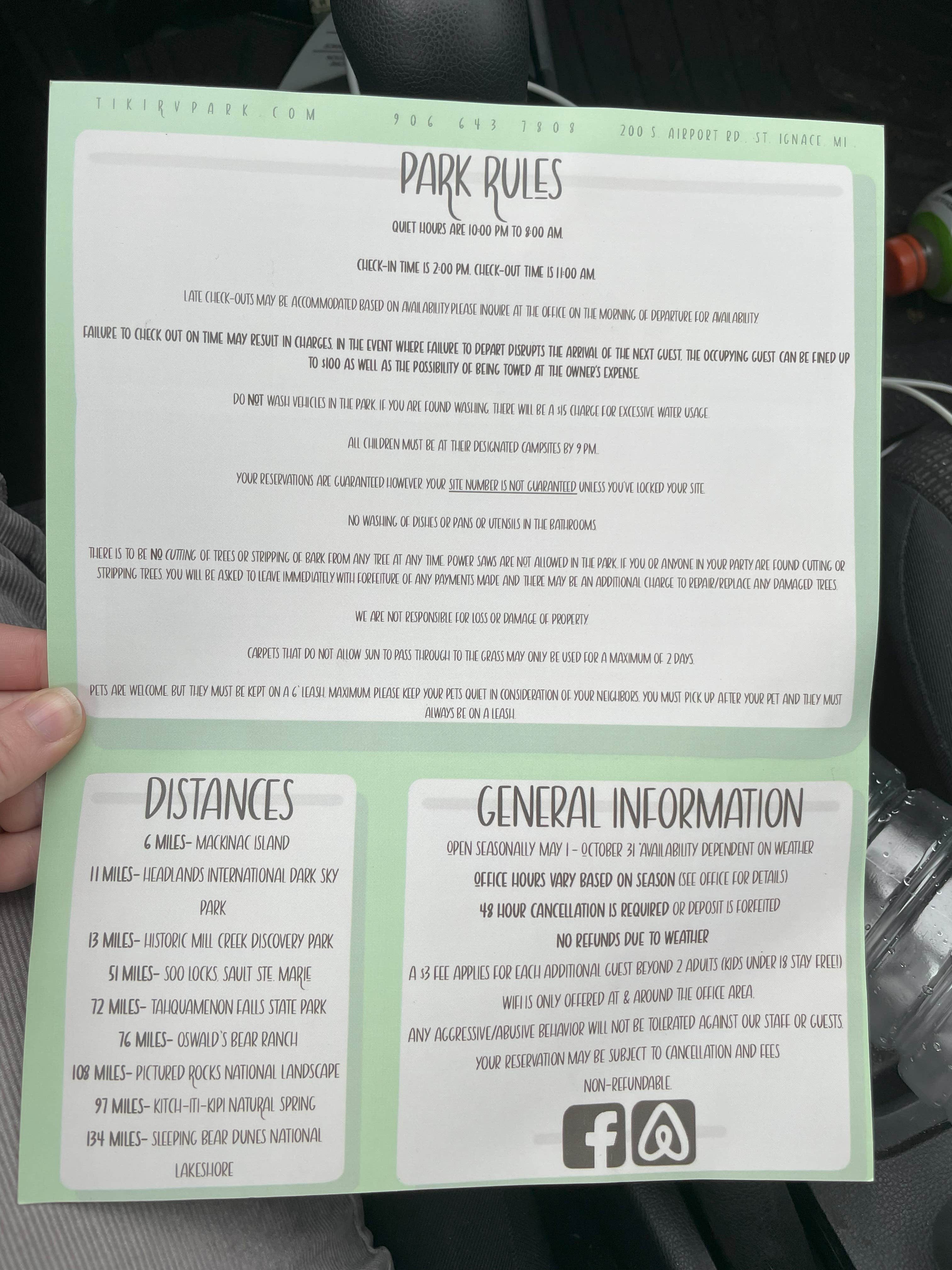 Camper-submitted photo at Tiki RV Park & Campground near Rudyard, MI