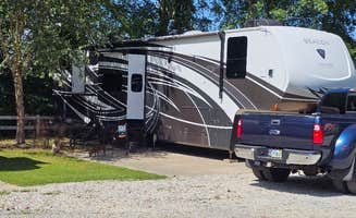 Caroline S.'s photo of camping with pets at Eagles Nest RV Park near Eva, TN