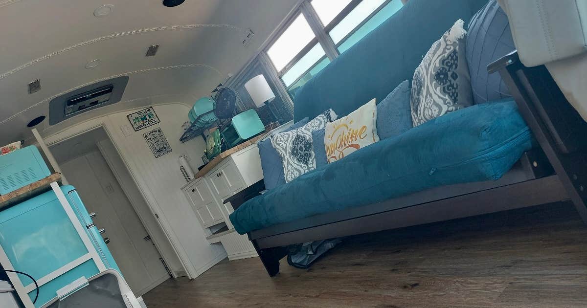 Skoolie Glamping on Canal