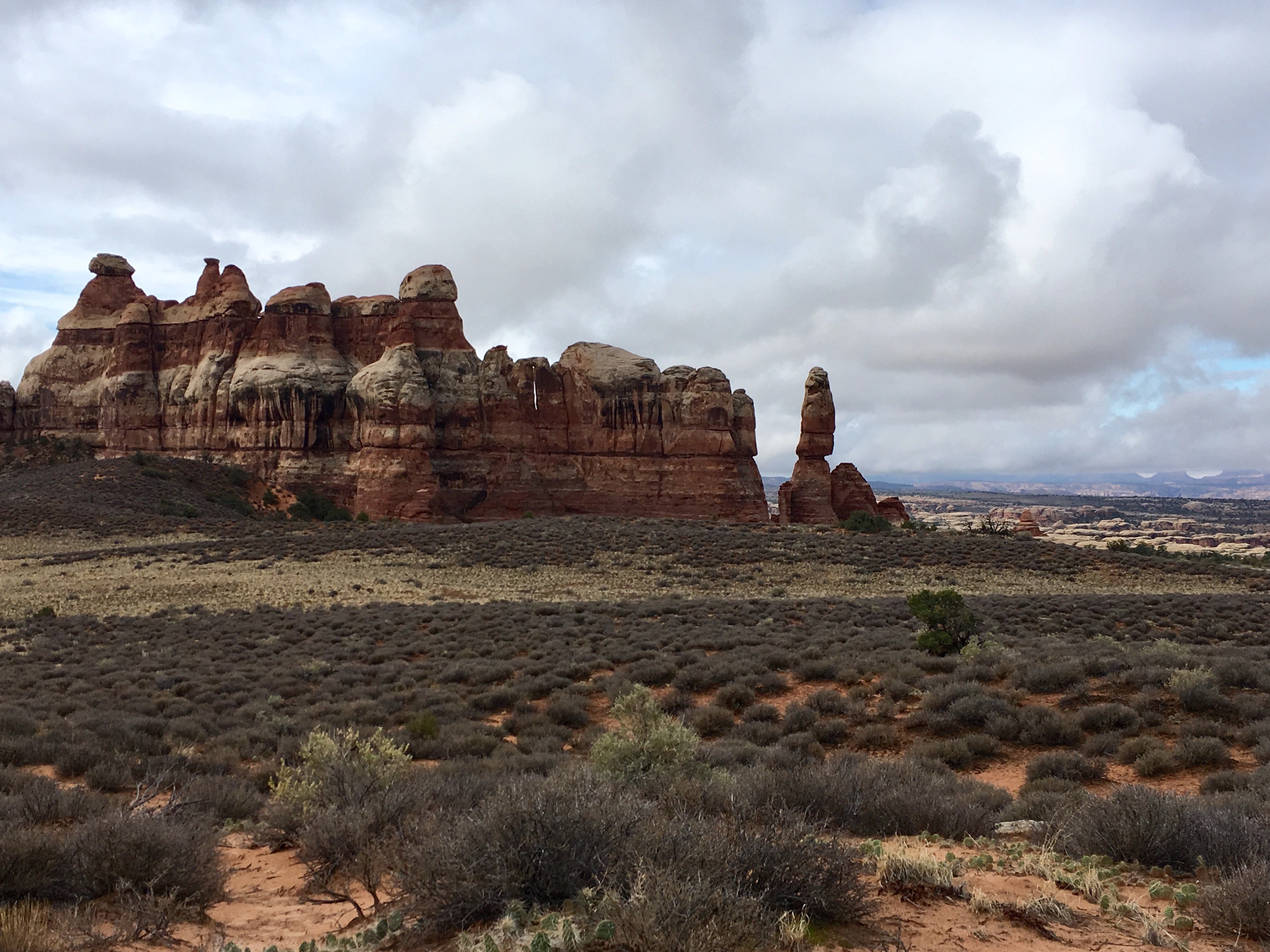 Camper submitted image from Chesler Park 2 (CP2) campsite in The Needles District — Canyonlands National Park - 2