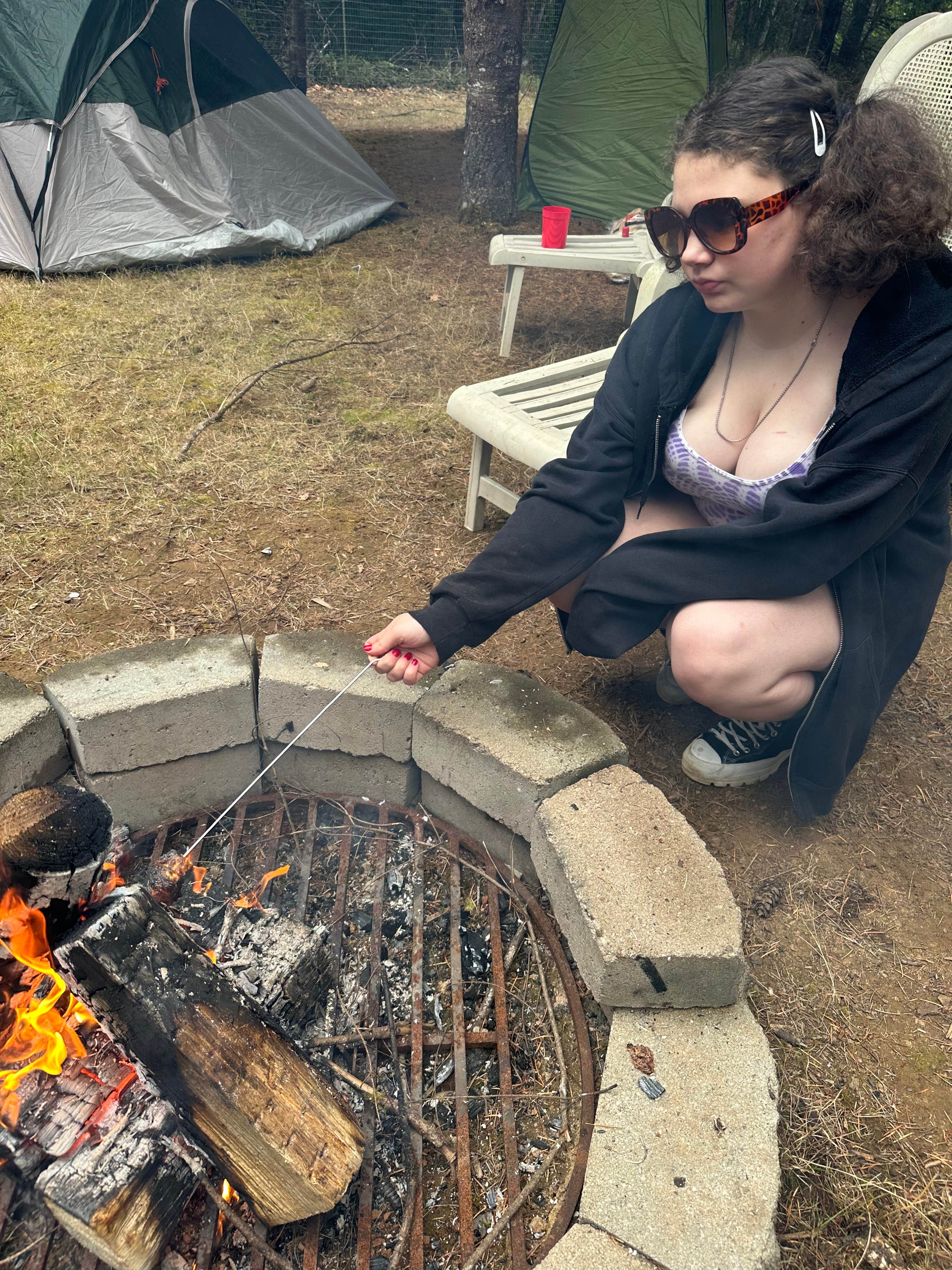 Meg R.'s photo of tent camping at Healing ponds farm retreat and healing center near Woodland, WA