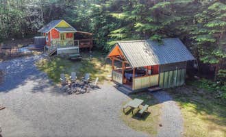Camping near Yurt Snowshoe: The Village at Rainier , Ashford, Washington