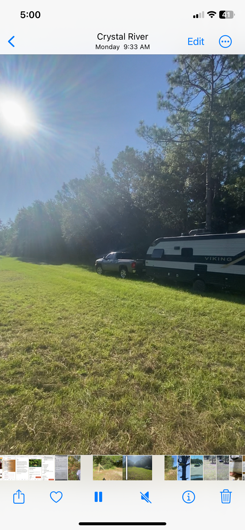 Camper-submitted photo at Cristal Camping 🏕️ Fl near Crystal River, FL