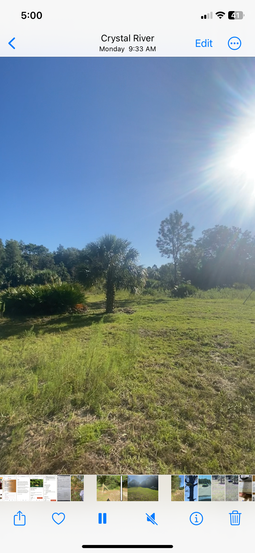 Camper-submitted photo at Cristal Camping 🏕️ Fl near Inglis, FL
