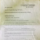 Review photo of Crystal Springs RV Resort by MickandKarla W., September 21, 2023