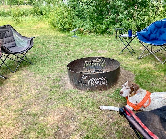 MickandKarla W.'s photo of camping with pets at Minnesota National RV Park near Bovey, MN