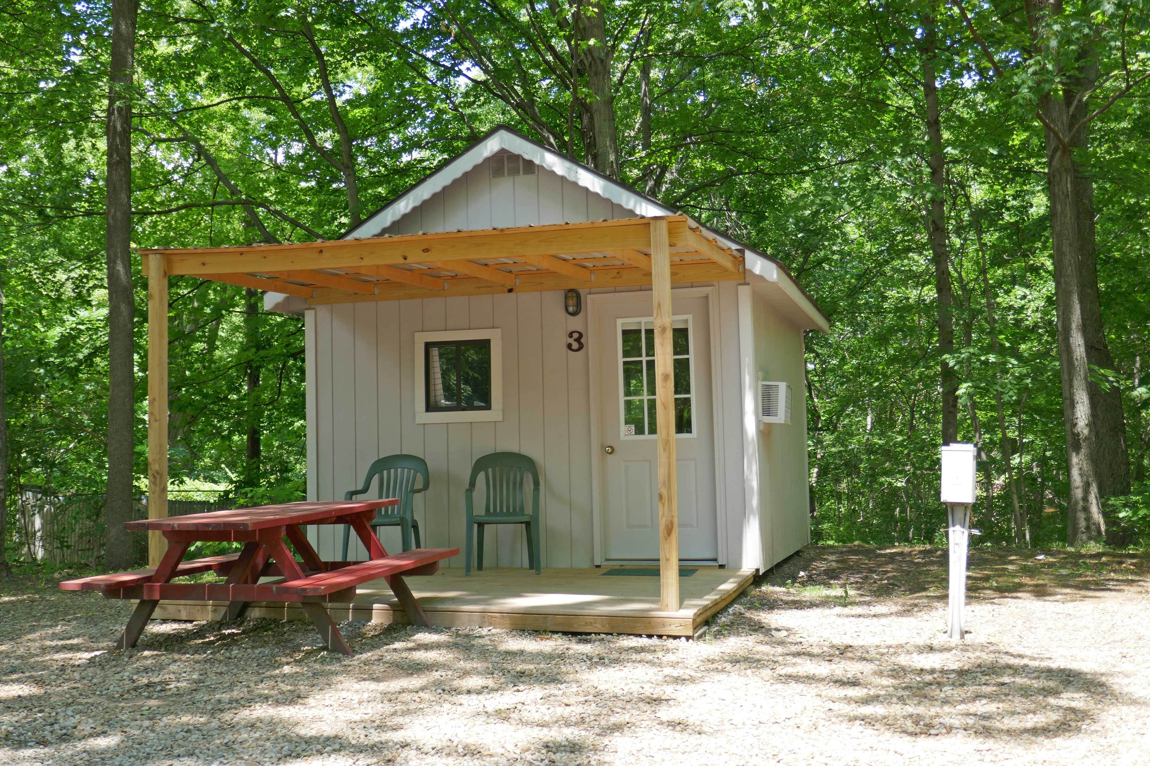 Crystal Rock C.'s photo of glamping accommodations at Crystal Rock Campground - Sandusky, OH near Clyde, OH