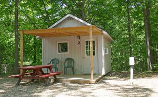 Crystal Rock C.'s photo of glamping accommodations at Crystal Rock Campground - Sandusky, OH near Oak Harbor, OH