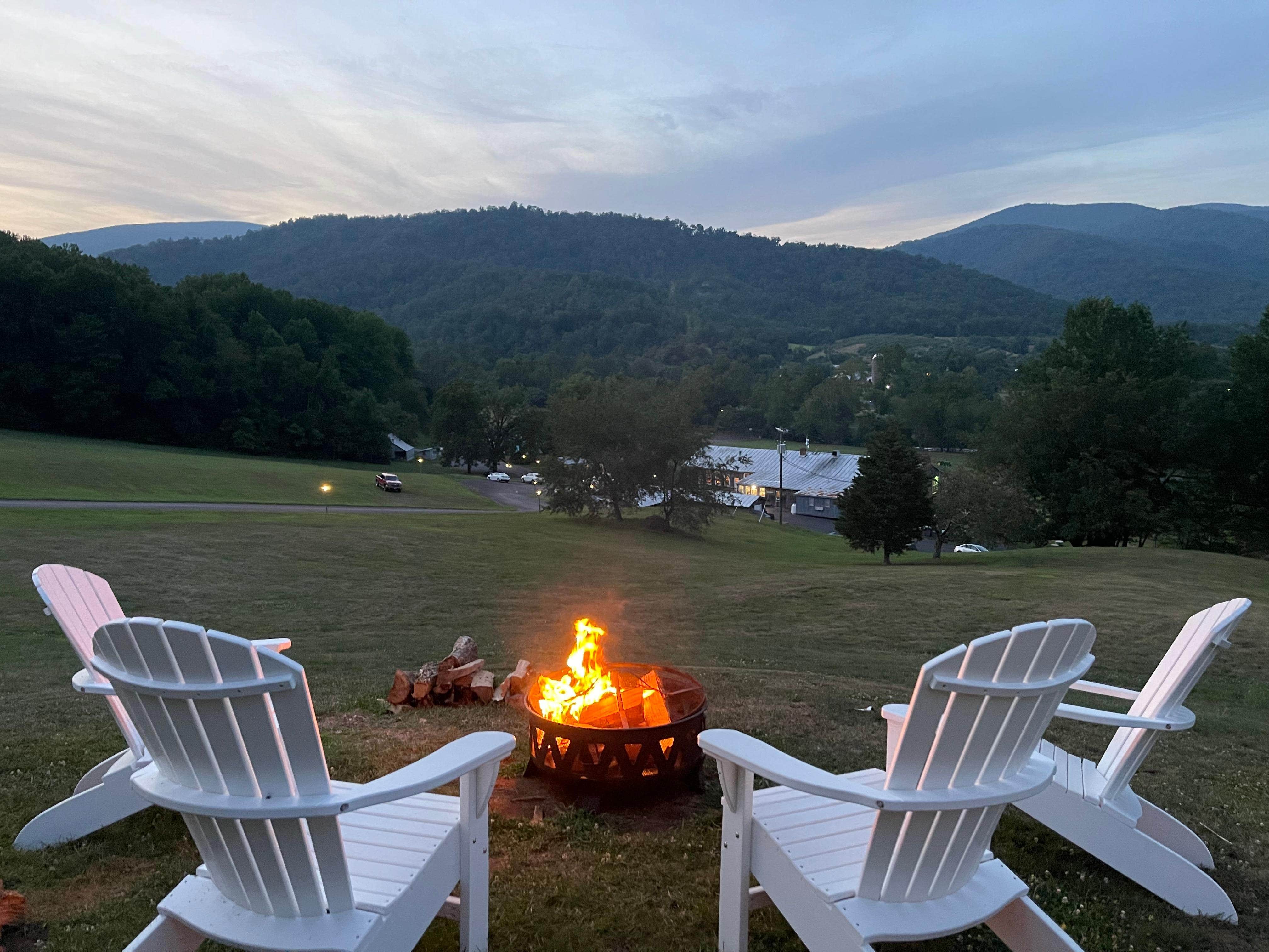 Camper-submitted photo at Graves Mountain Farm Campground near Madison, VA