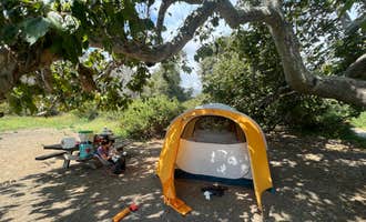 Camping near Tiny house under the oak tree: Leo Carrillo State Park Campground, Lake Sherwood, California
