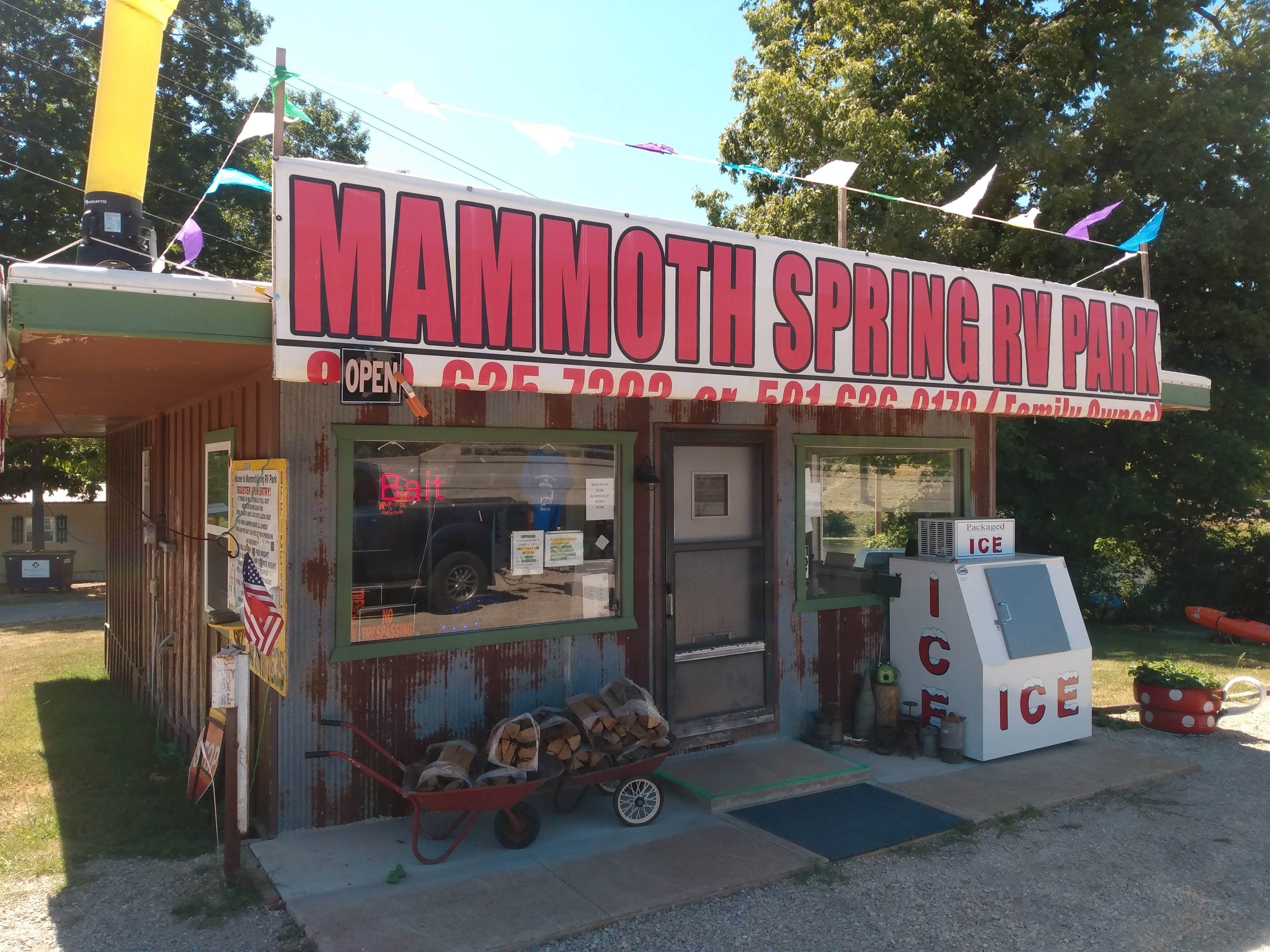 Camper-submitted photo at Mammoth Spring RV Park & Cabins near Salem, AR