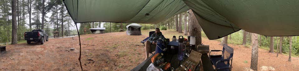 Mike T.'s photo at Barretts Pond Campground — Myles Standish State Forest near Middleboro, MA