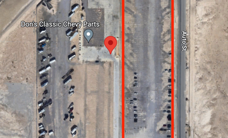 Camping near Desert Eagle RV Park - Military Only: Realize Truck Parking at E Hammer Ln (Las Vegas), Nellis Air Force Base, Nevada
