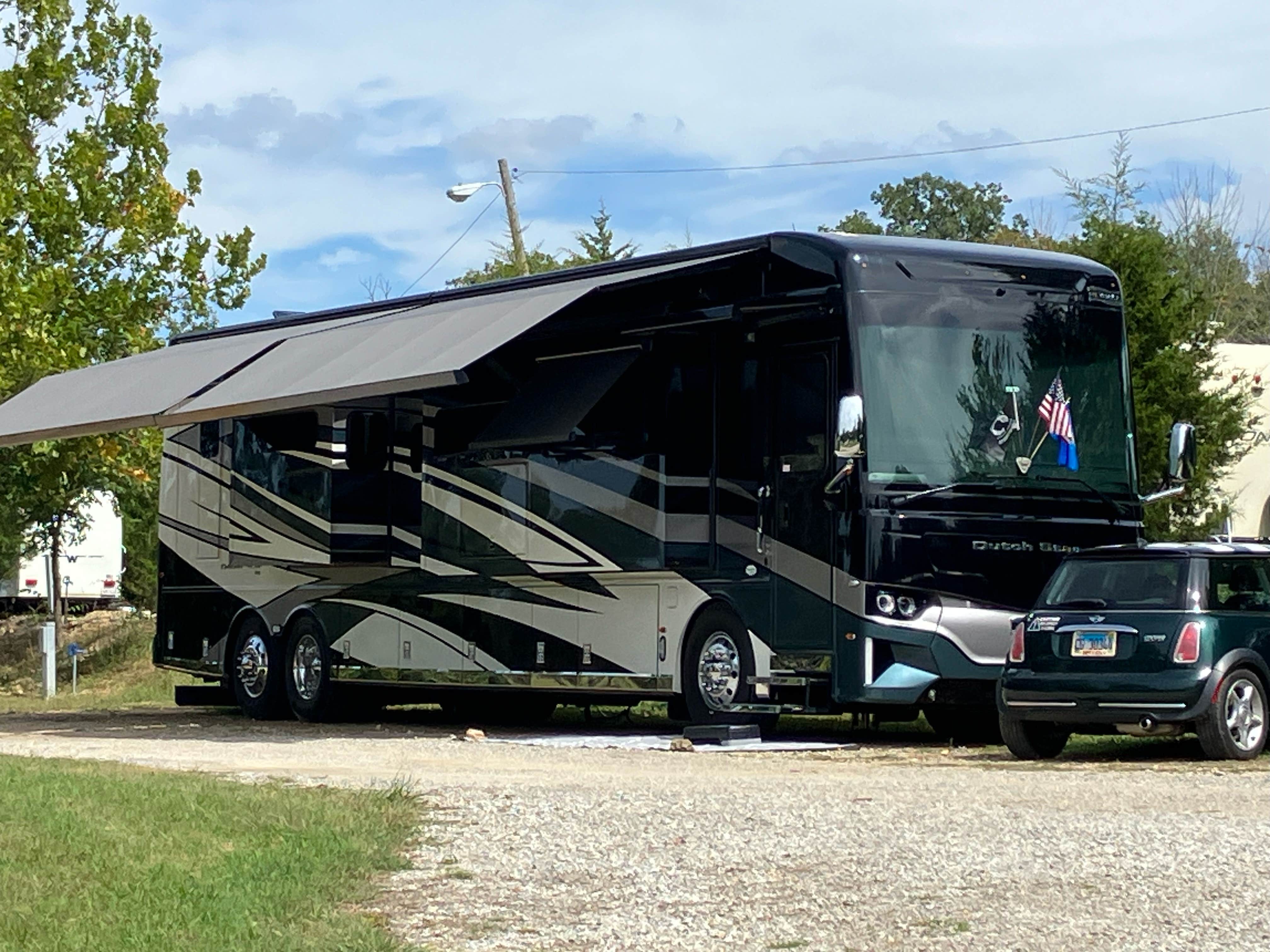 Kathy W.'s photo of rv camping at The Hitching Post RV Park & Tiny Home Village near Mansfield, MO