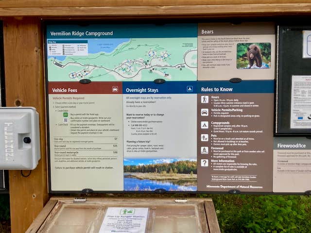 MickandKarla W.'s photo of camping with pets at Lake Vermillion - Soudan Mine State Park Campsites — Lake Vermilion-Soudan Underground Mine State Park near Virginia, MN