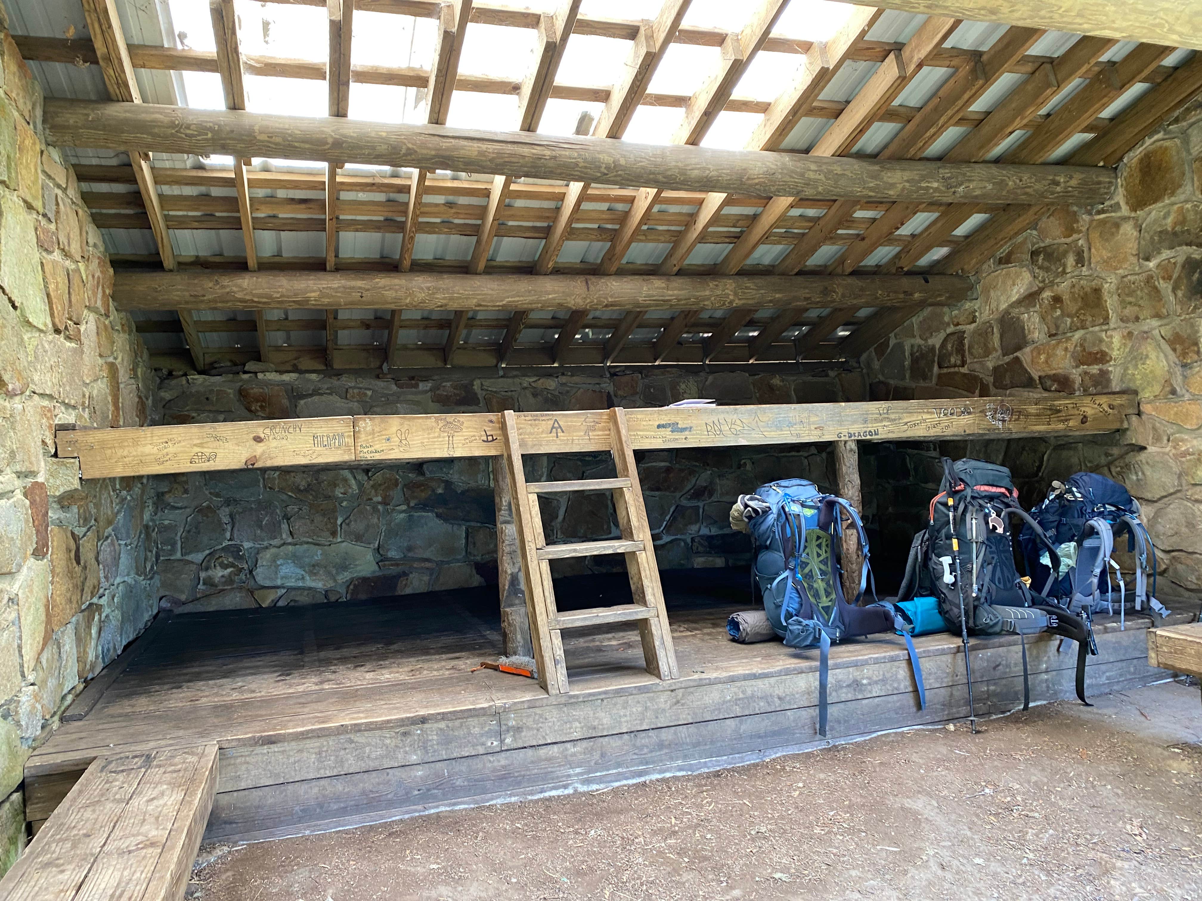 Camper submitted image from Cosby Knob Shelter on the AT - 3