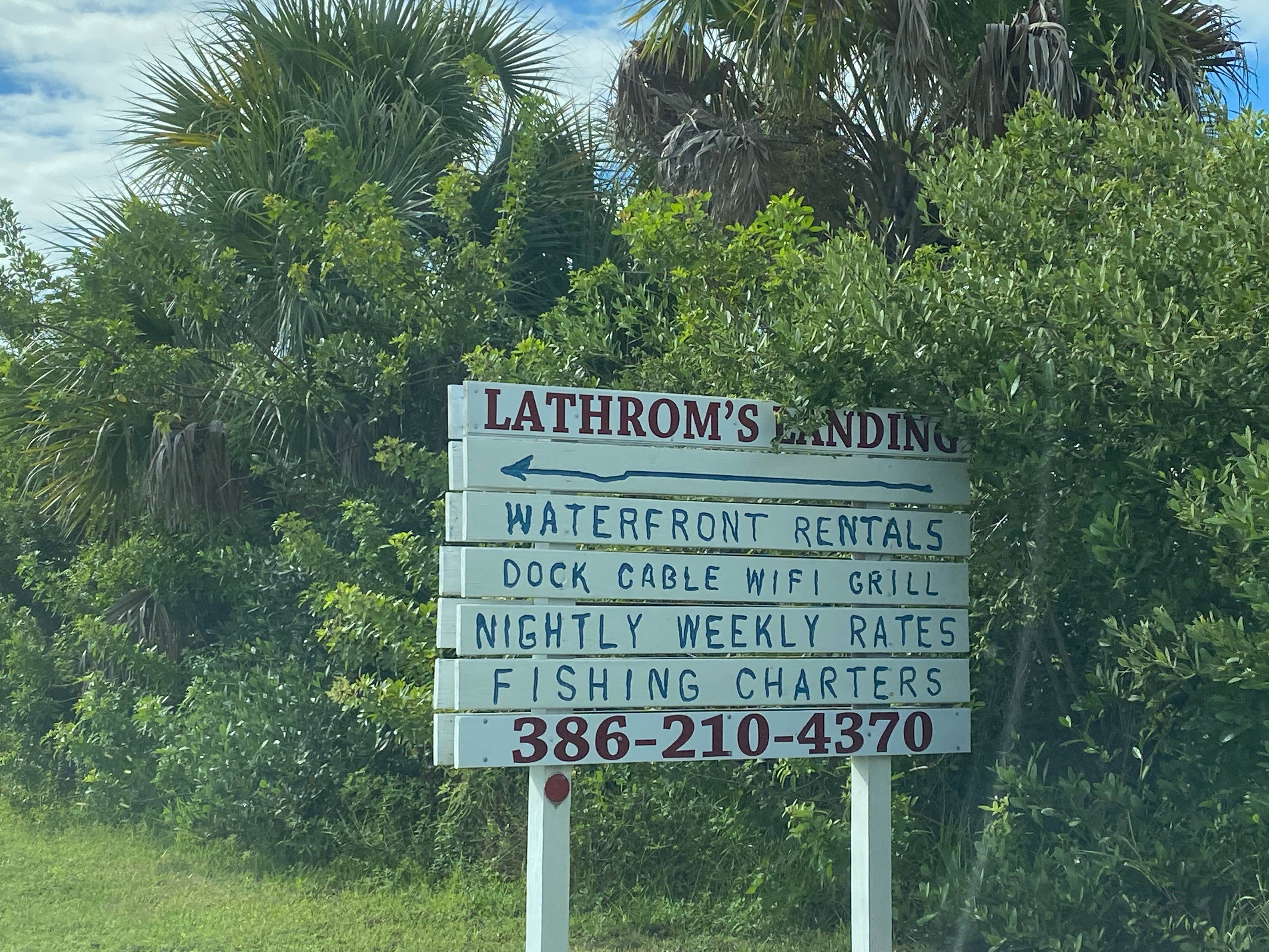 Camper-submitted photo at Lathroms Landing RV Park & Fish Camp near Titusville, FL