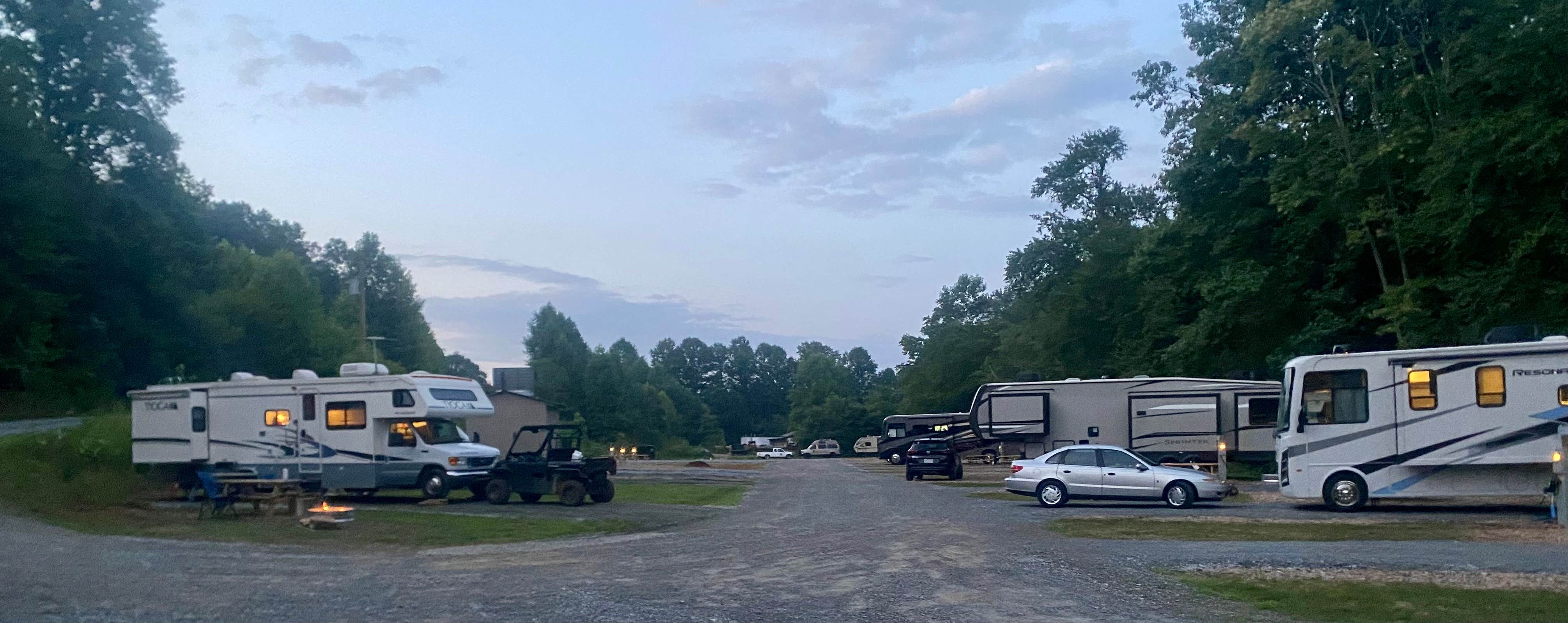 Shane P.'s photo of rv camping at Boylston Creek RV Park & Cabins near Candler, NC