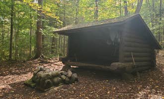 Camping near Meadowbrook Adirondack Preserve: Blueberry lean-to campground, Ray Brook, New York
