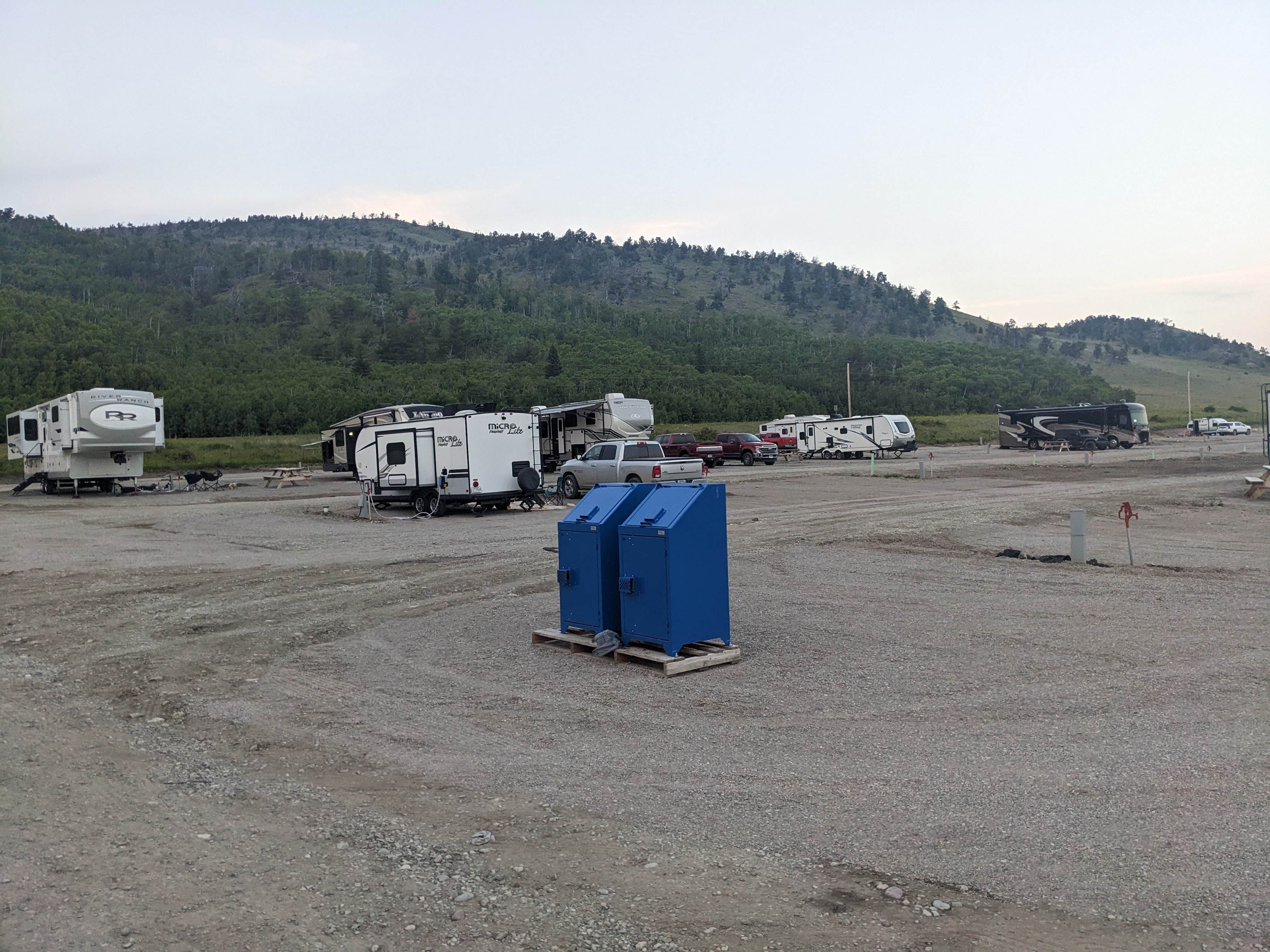Juozas V.'s photo of rv camping at Glacier Grizzly Resort- RV, Tent Site & TIPI - PERMANENTLY CLOSED near Babb, MT