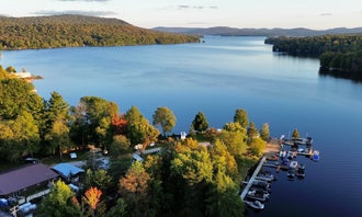 Camping near Higley Flow State Park — Higley Flow: Birch’s Lakeside Campground and Marina, Cranberry Lake, New York