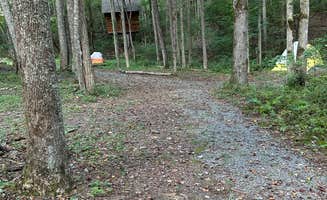 Carolyn S.'s photo of tent camping at Fall Getaway for up to 15 people at the Private, Tri-mountain Retreat in Beautiful Ellijay, Georgia near Culberson, NC