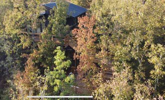 Camping near Brookwood Village: Sunset Farm Treehouses, Mayflower, Arkansas