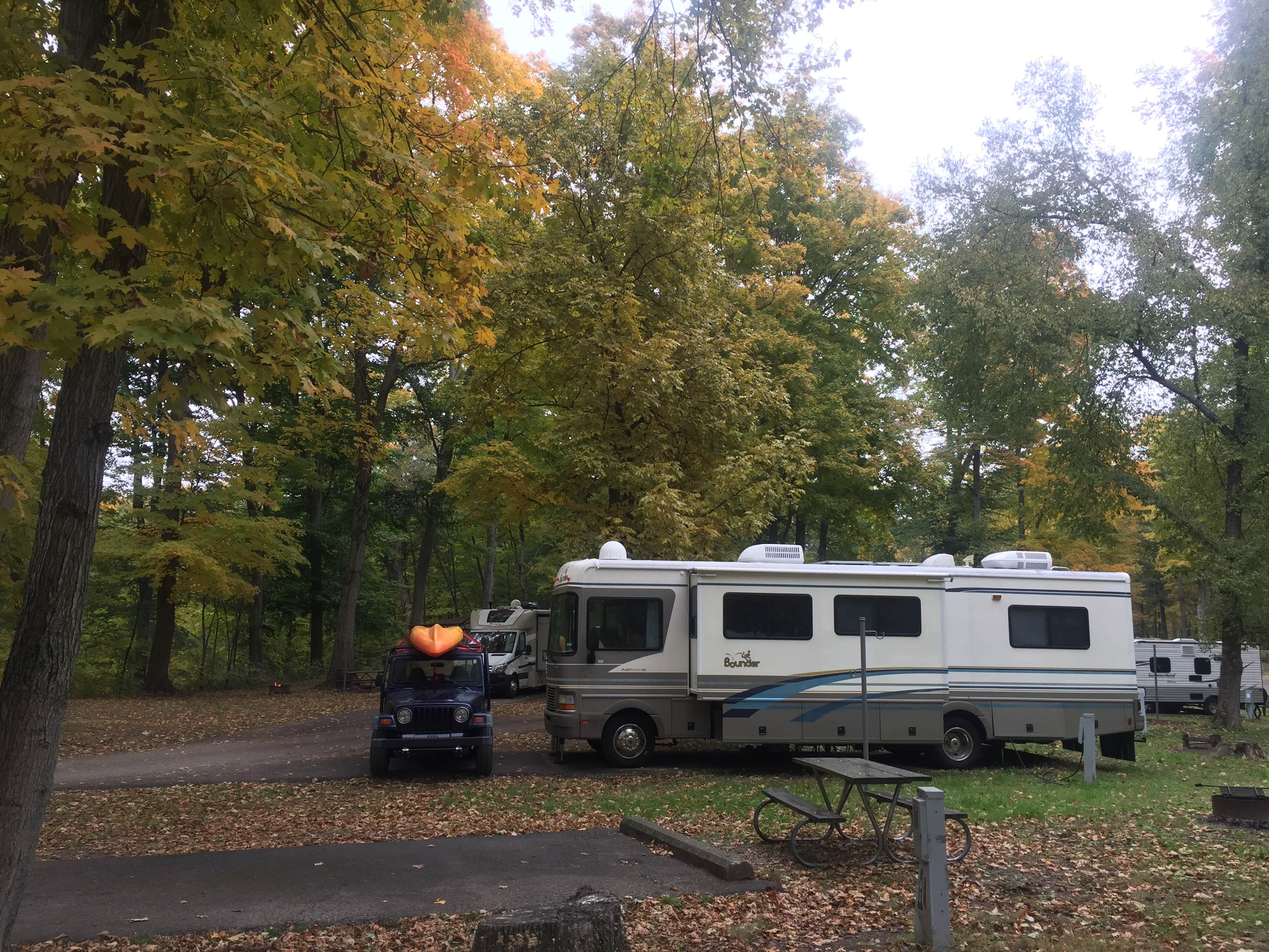 Bounding Around's photo of rv camping at A.W. Marion State Park Campground near Circleville, OH