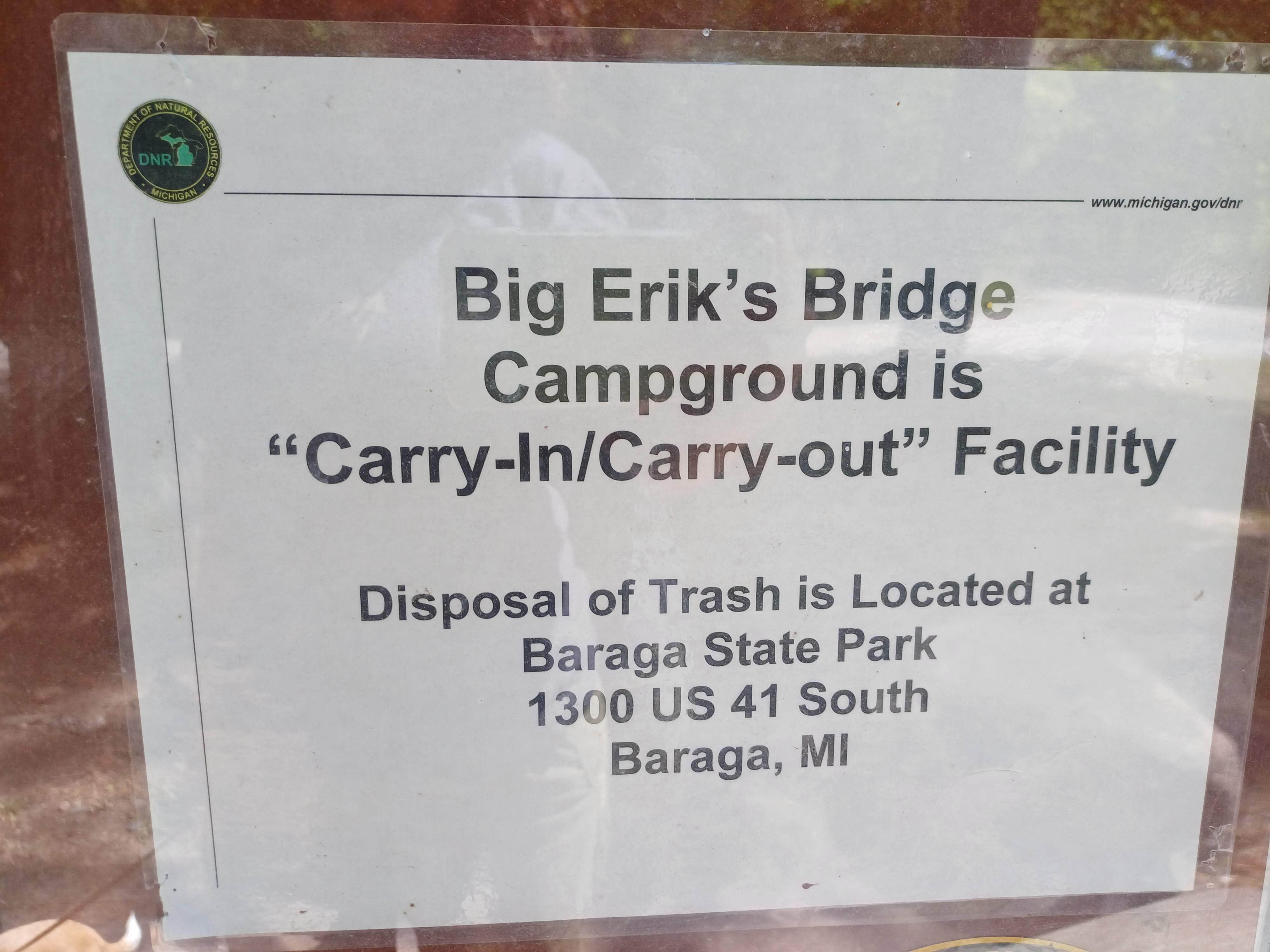 Camper-submitted photo at Big Erics Bridge State Forest Campground near Skanee, MI