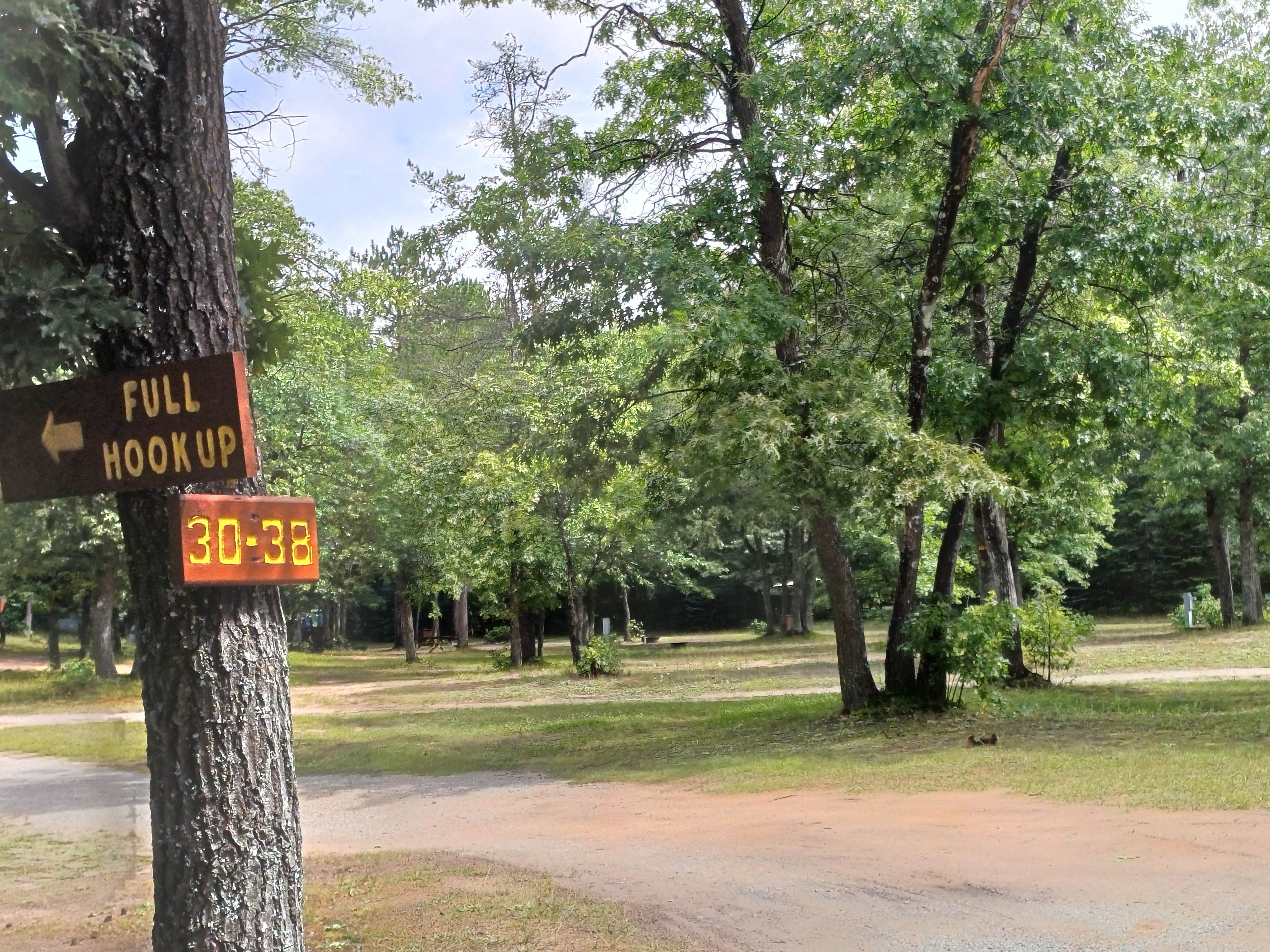 Laura M.'s photo of camping with pets at Vagabond Resort and Campground near Escanaba, MI
