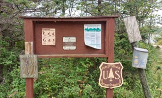 Camping near DeTour - Lake Superior State Forest: Search Bay Dispersed, Cedarville, Michigan