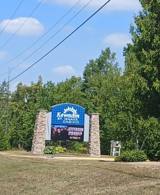 Camper-submitted photo at Kewadin Casino Manistique near Gulliver, MI