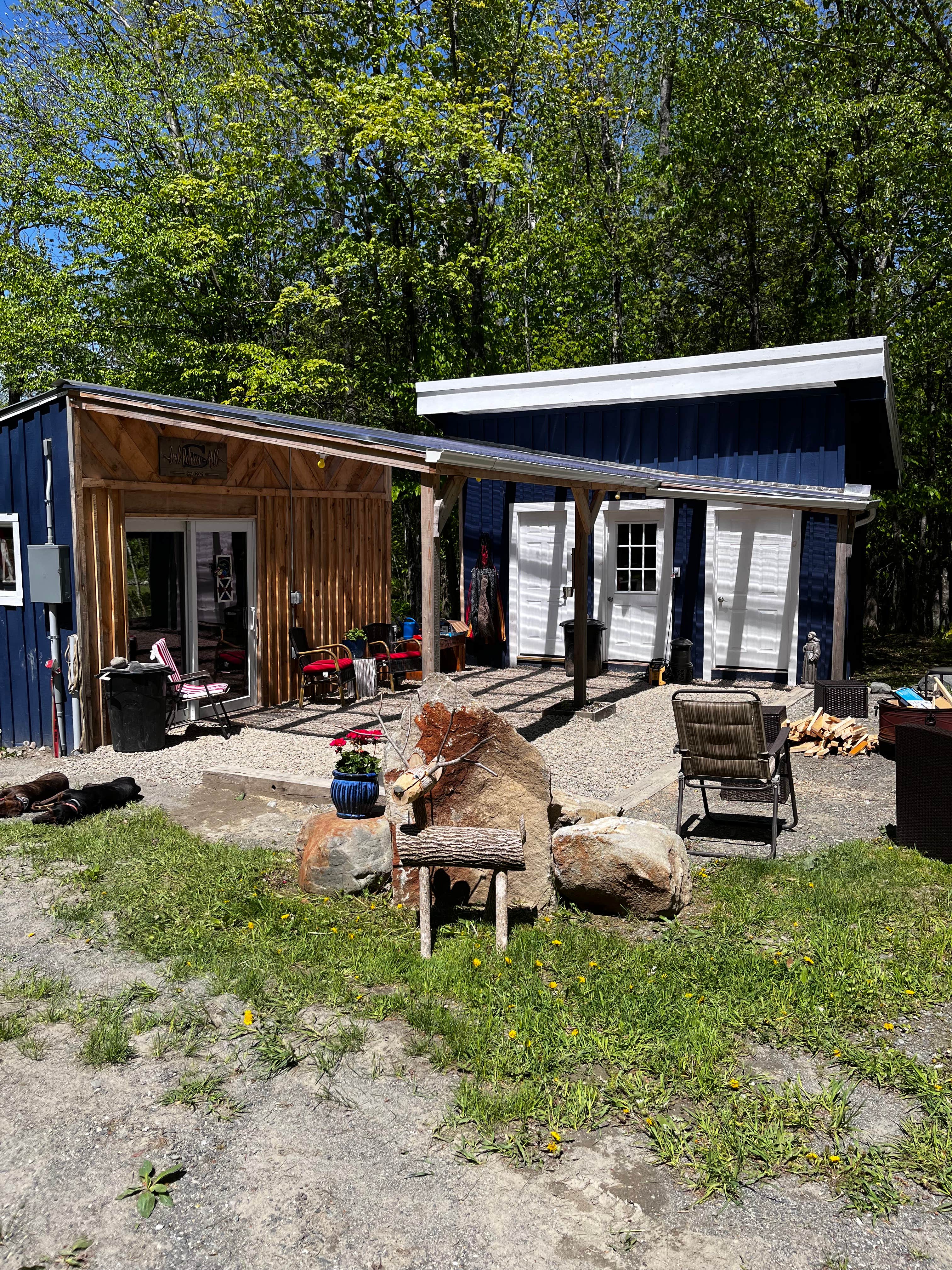 Hendricks S.'s photo of camping with pets at Soul Retrieve-Hill near Willimantic, ME