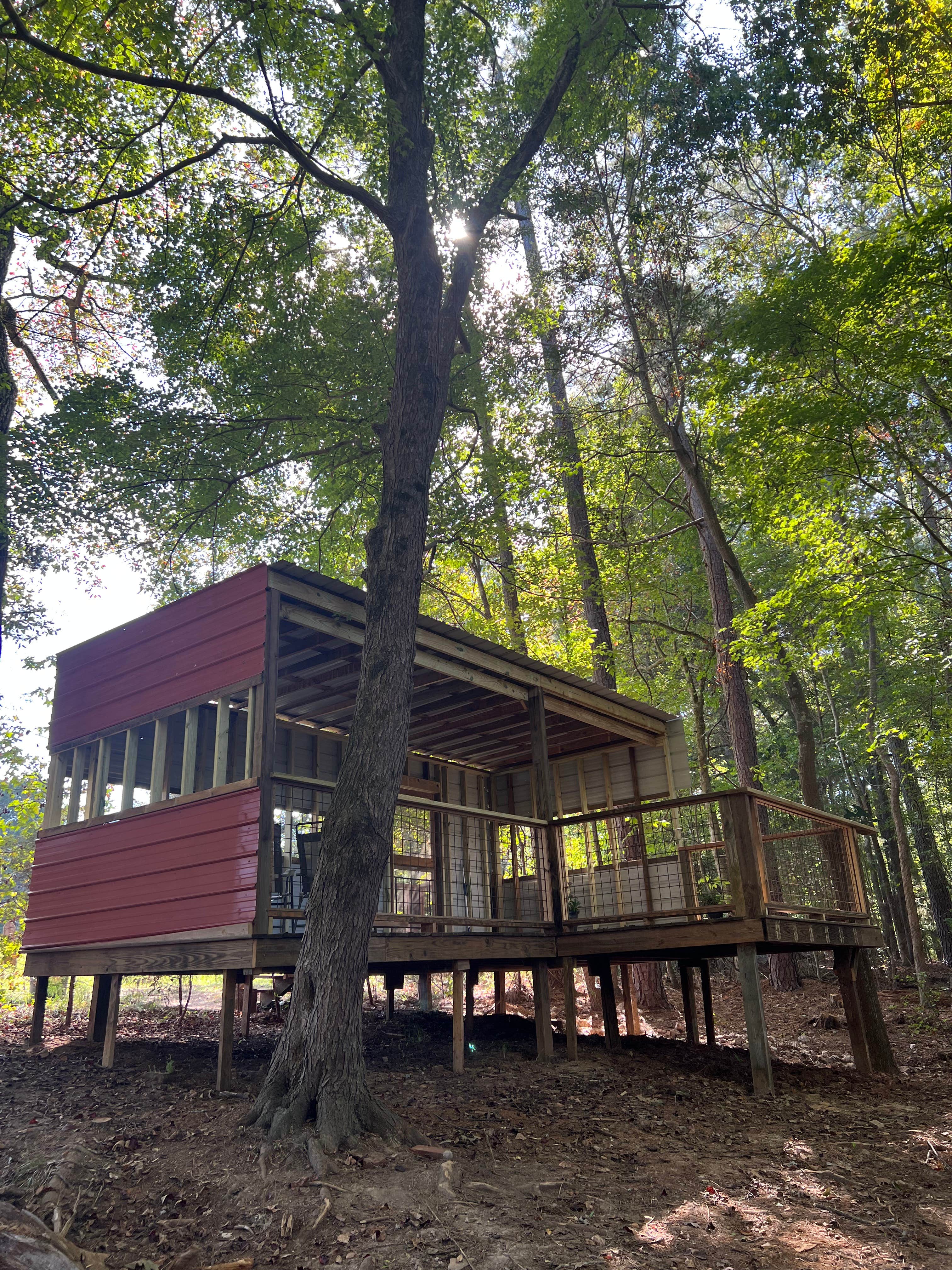 Jesse M.'s photo of glamping accommodations at Prices Bridge Glampsite near Elgin, SC