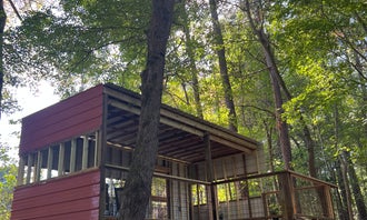 Camping near Willow Oak Hunt Camp: Prices Bridge Glampsite, Prosperity, South Carolina