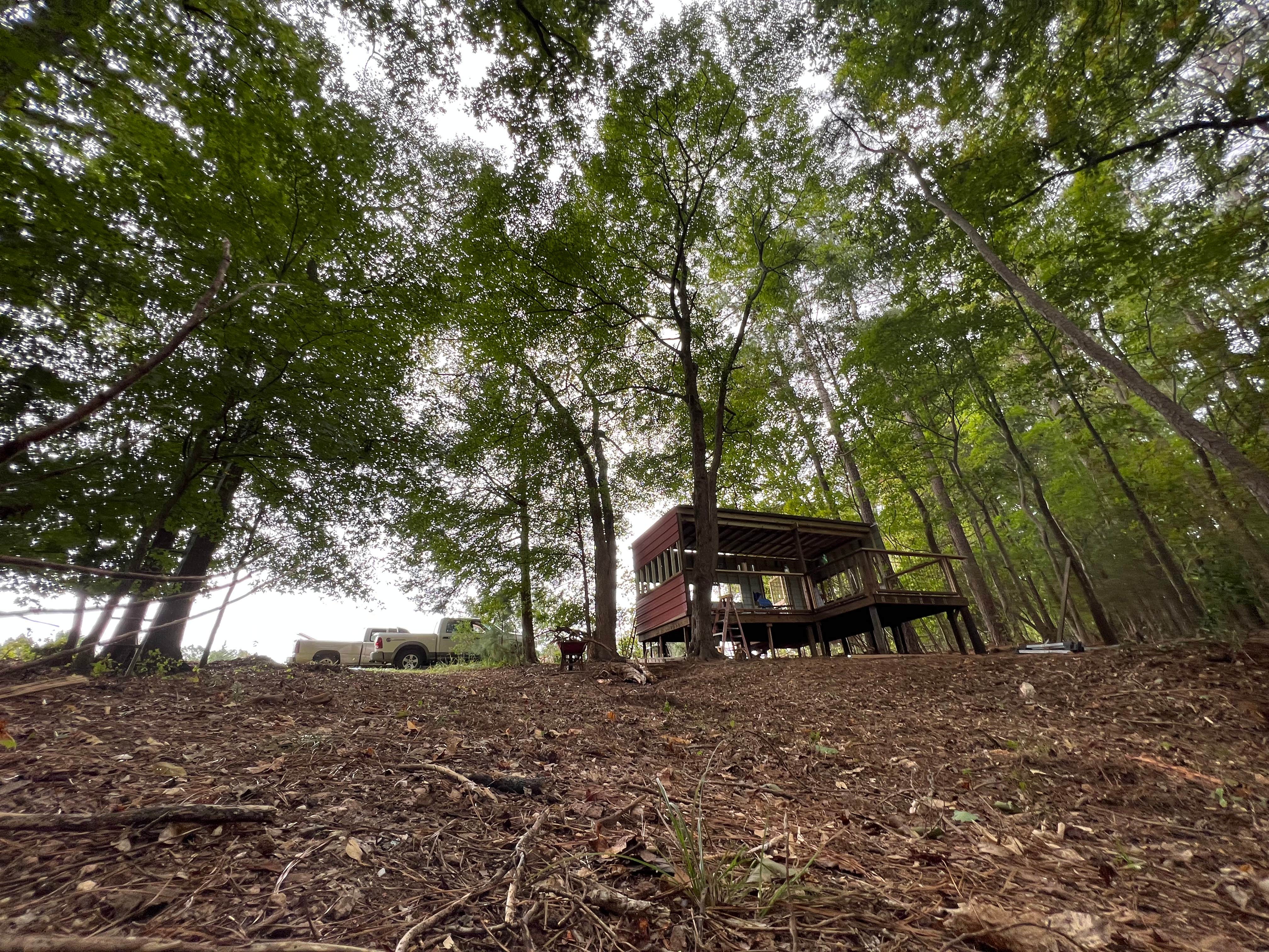 Jesse M.'s photo of camping with pets at Prices Bridge Glampsite near West Columbia, SC