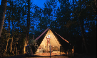 Camping near Birchwood Acres Camping Resort: Year-round scenic lakefront glamping, Woodridge, New York