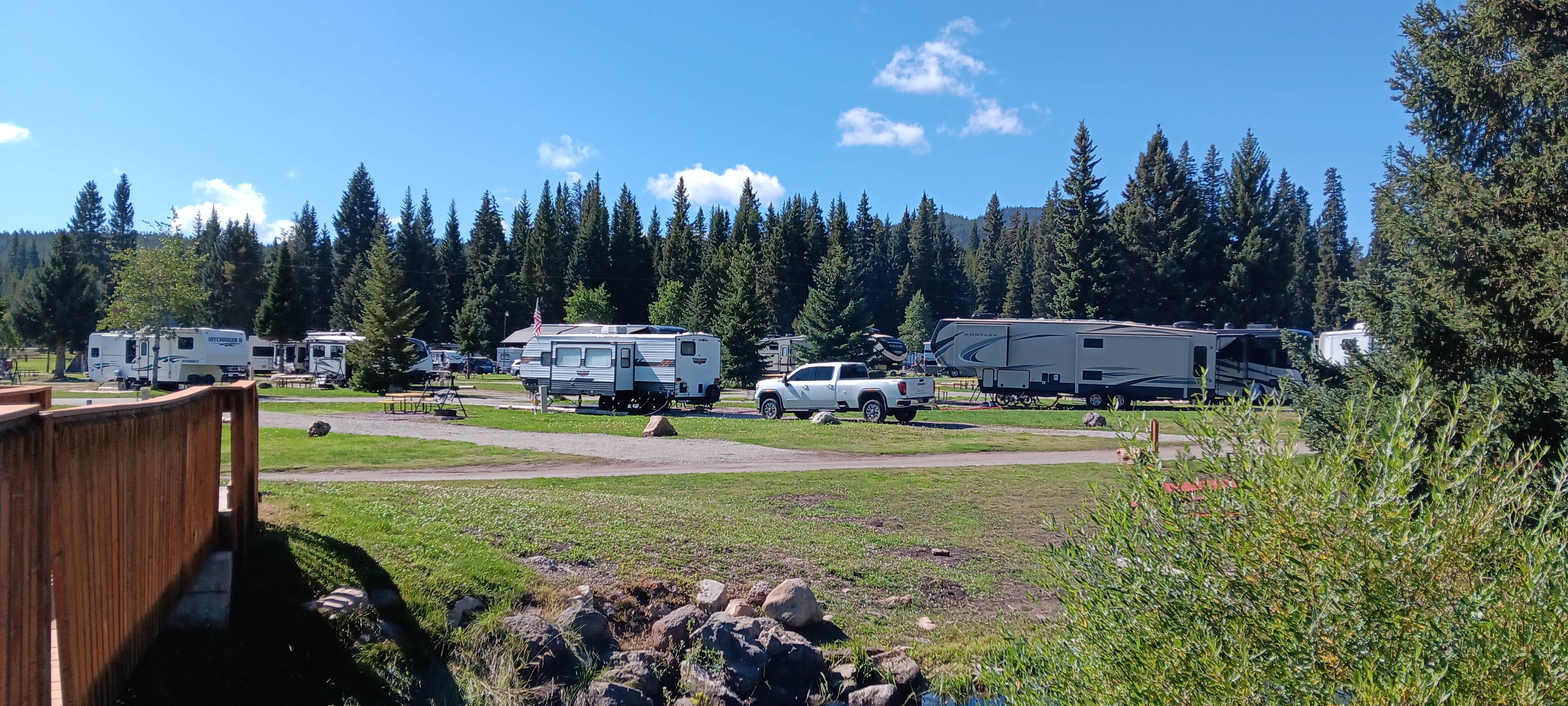 Kimberly  M.'s photo of camping with pets at Yellowstone Park-Mountainside KOA near West Yellowstone, MT