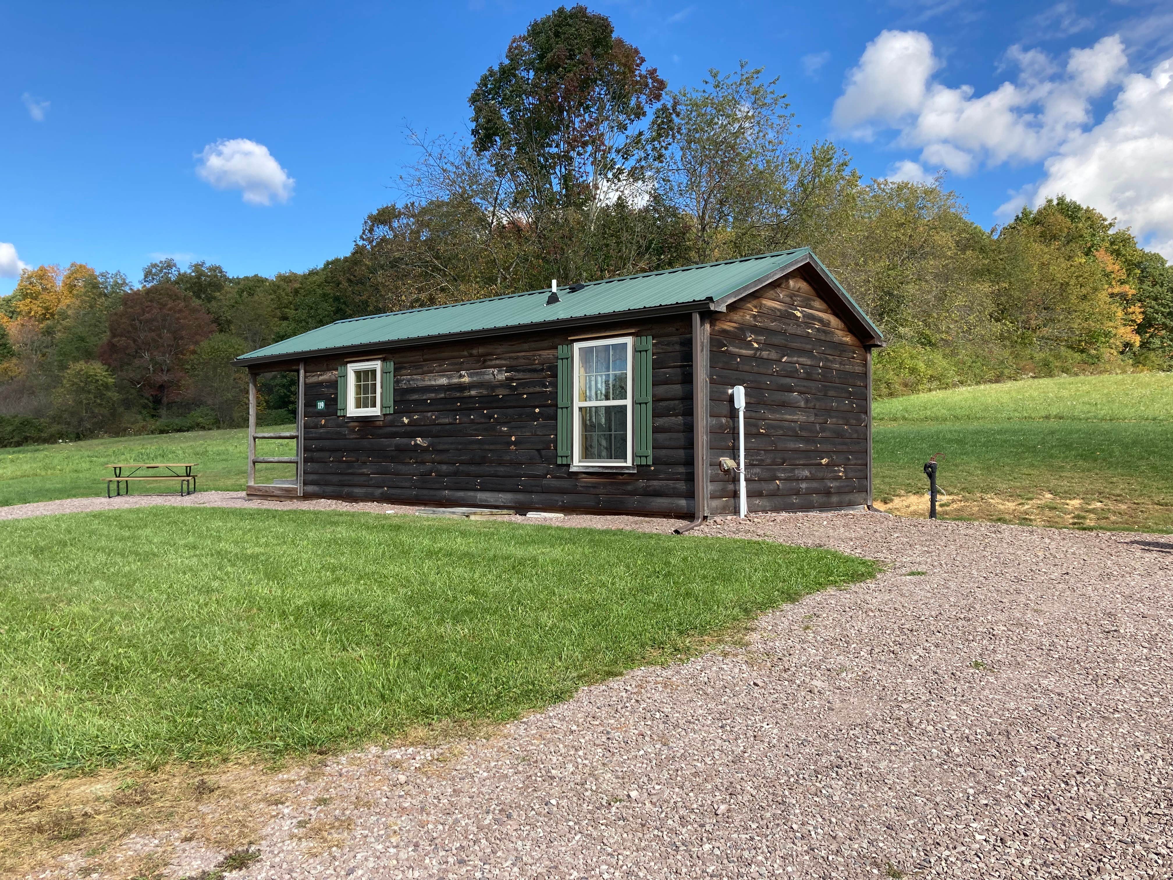Arlyn S.'s photo of glamping accommodations at Hickory Hollow Campground near Grantsville, MD